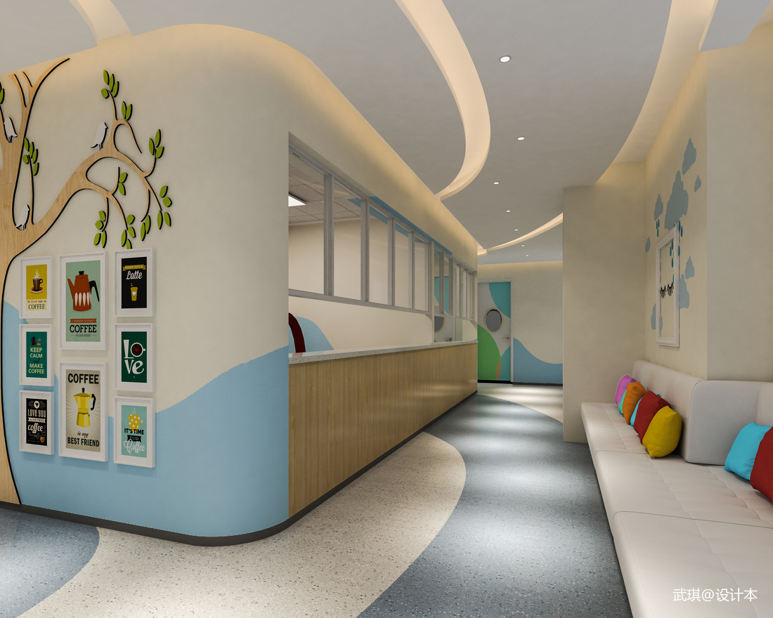 幼儿园设计：多样走廊空间设计-建E网设计案例