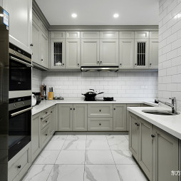 现代美式415平厨房设计图片