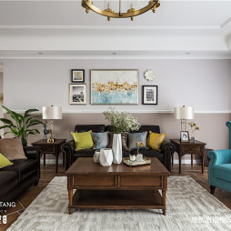 抽象美式客厅设计图片