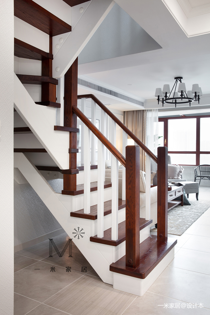 200㎡现代美式楼梯设计