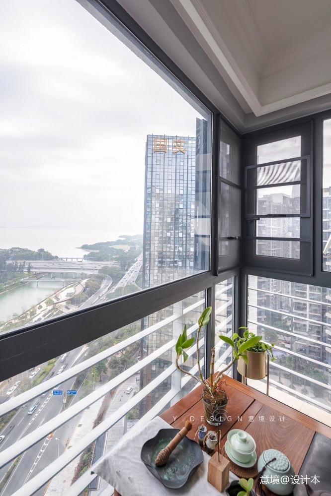 深圳湾美式豪宅阳台设计图