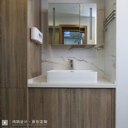 中式现代洗手台实景图片