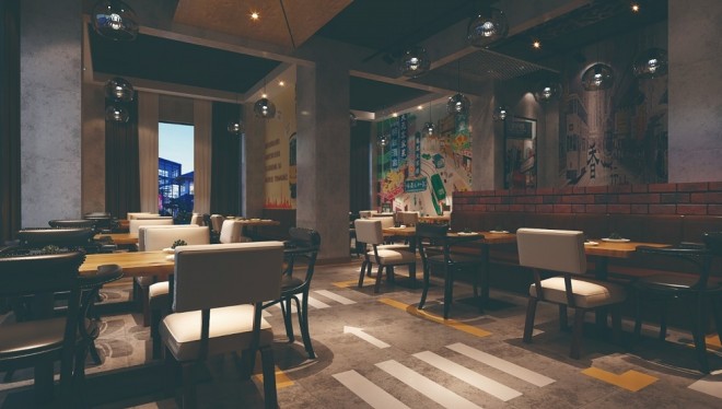 山东酷客·装饰设计——港式茶餐厅