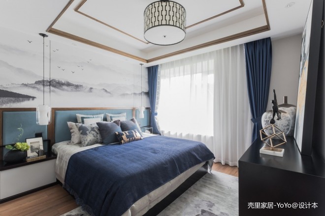 中式现代—卧室图片