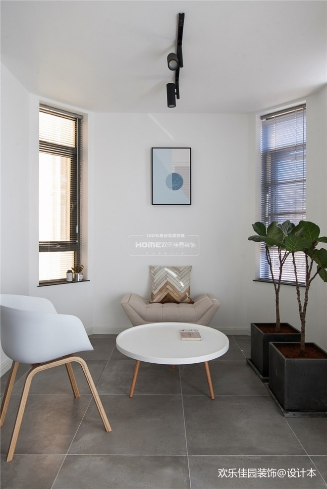 极简主义男士公寓—休息区图片