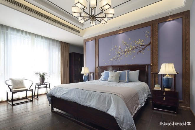 中式现代别墅豪宅—卧室图片