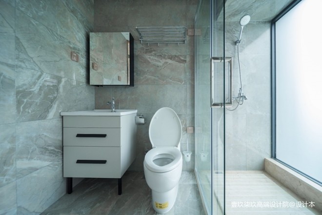 104㎡现代轻奢风 | 演绎质感细腻生活——卫生间图片