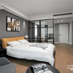 200平米现代简约——卧室图片