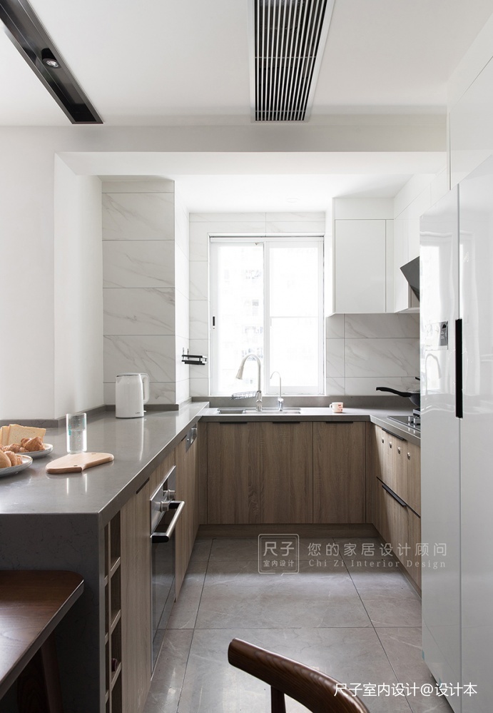 【尺子室内设计】清风朗月——厨房图片