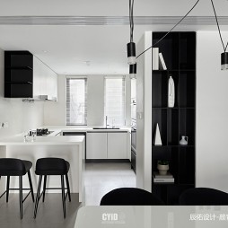 现代简约—黑与白——厨房图片