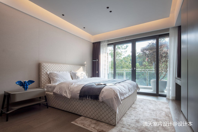 新中式实景大平层，充满仪式感的生活空间——卧室图片