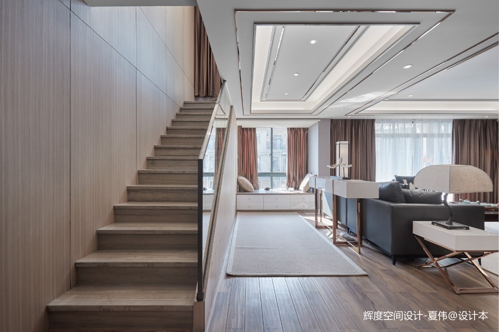 热门新中式实景——楼梯图片
