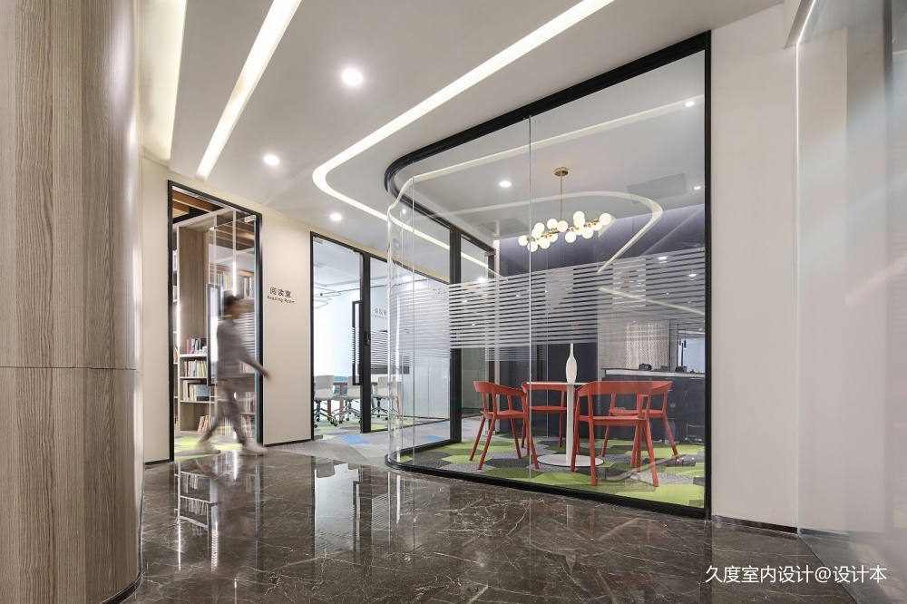 久度设计|武汉民生金融中心——过道图片