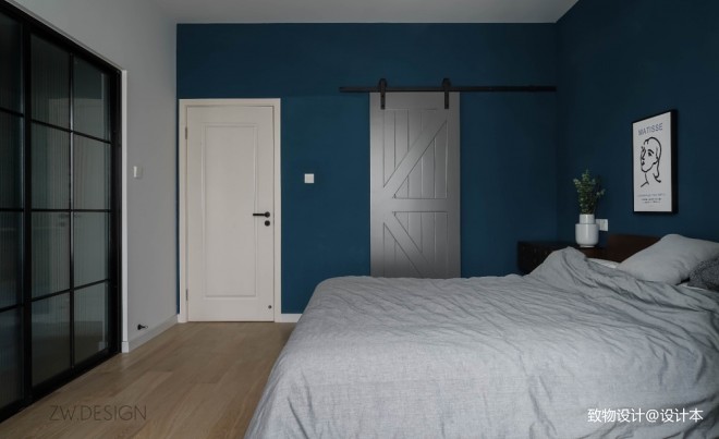 94平米现代简约——卧室图片