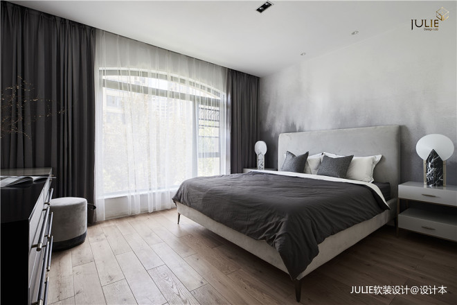 180平米现代简约——卧室图片