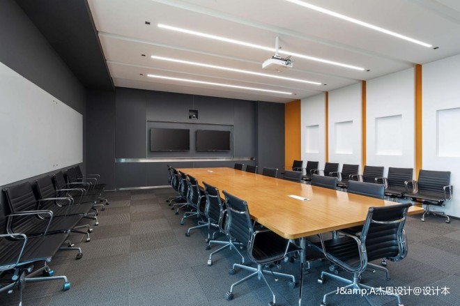 杰恩设计|打造泰康在线职场办公空间设计——会议室图片