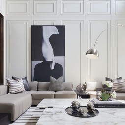 优雅又时髦的现代摩登风范——客厅图片
