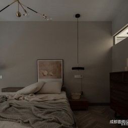 壹阁设计 x 作『 拾光沐色 』——卧室图片