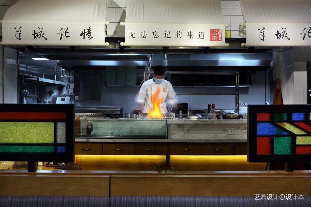 餐饮空间设计：“羊城记忆”，岭南菜馆——厨房图片