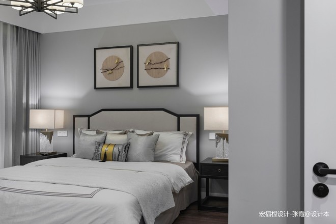 220平中式现代——卧室图片