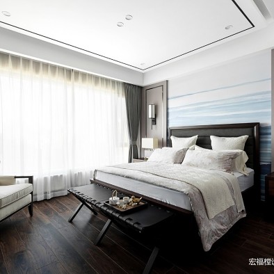 211平中式现代——卧室图片