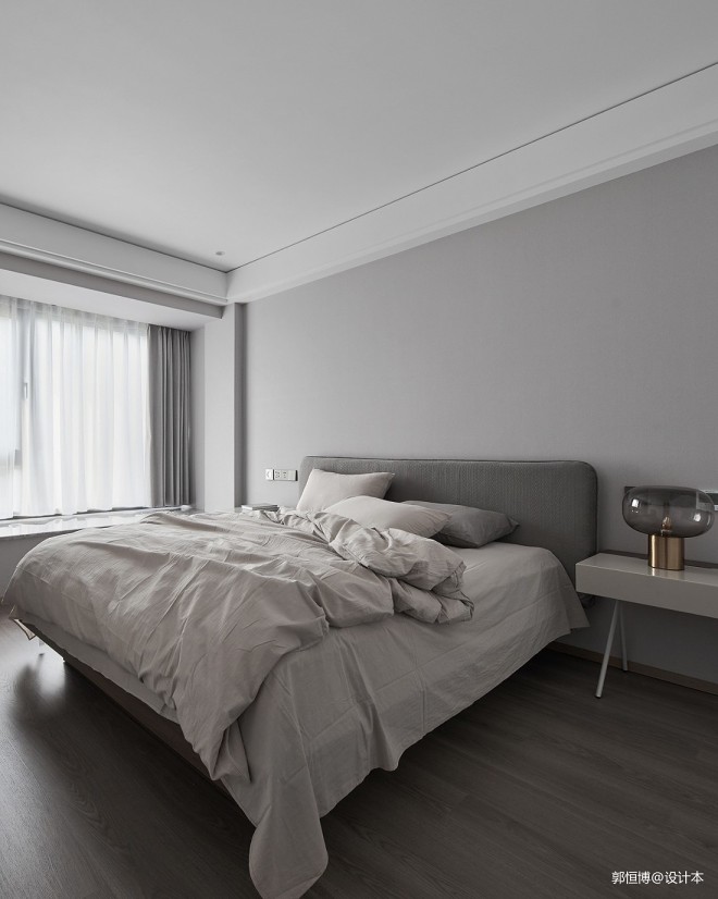 170平三居现代简约——卧室图片
