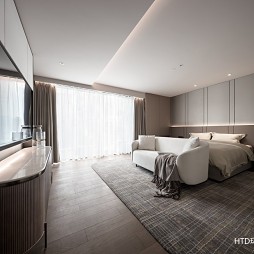 HTD新作 | 莫兰迪色演绎现代奢华空间——卧室图片