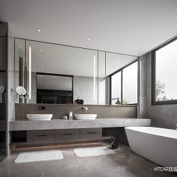 HTD新作 | 莫兰迪色演绎现代奢华空间——卫生间图片