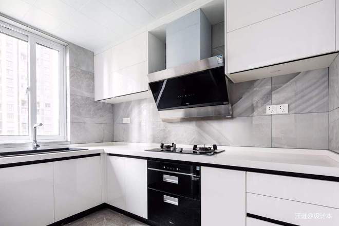 现代简约四居住宅空间——厨房图片