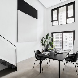 黑白是工作之余肉眼可及的闲适——会议室图片