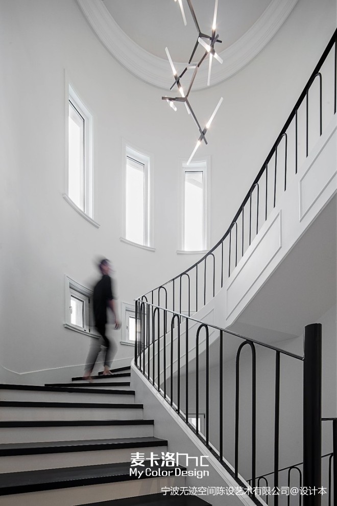 麦卡洛陈设 |现代简约别墅豪宅——楼梯图片