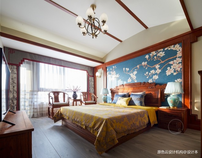 中式古典别墅豪宅——主卧图片