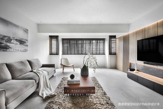 中式古典复式户型——客厅图片