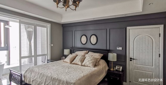 美式经典复式——卧室图片
