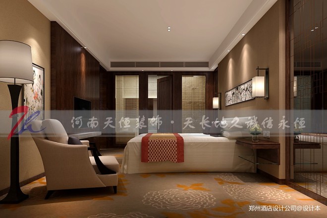 郑州酒店设计公司商务酒店设计案例_3