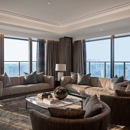 深圳湾区大平层，私宅设计新美学——客厅图片