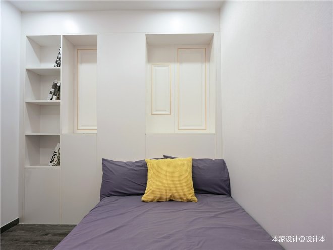 卧室图片——现代轻奢别墅，轻享白色畅想曲