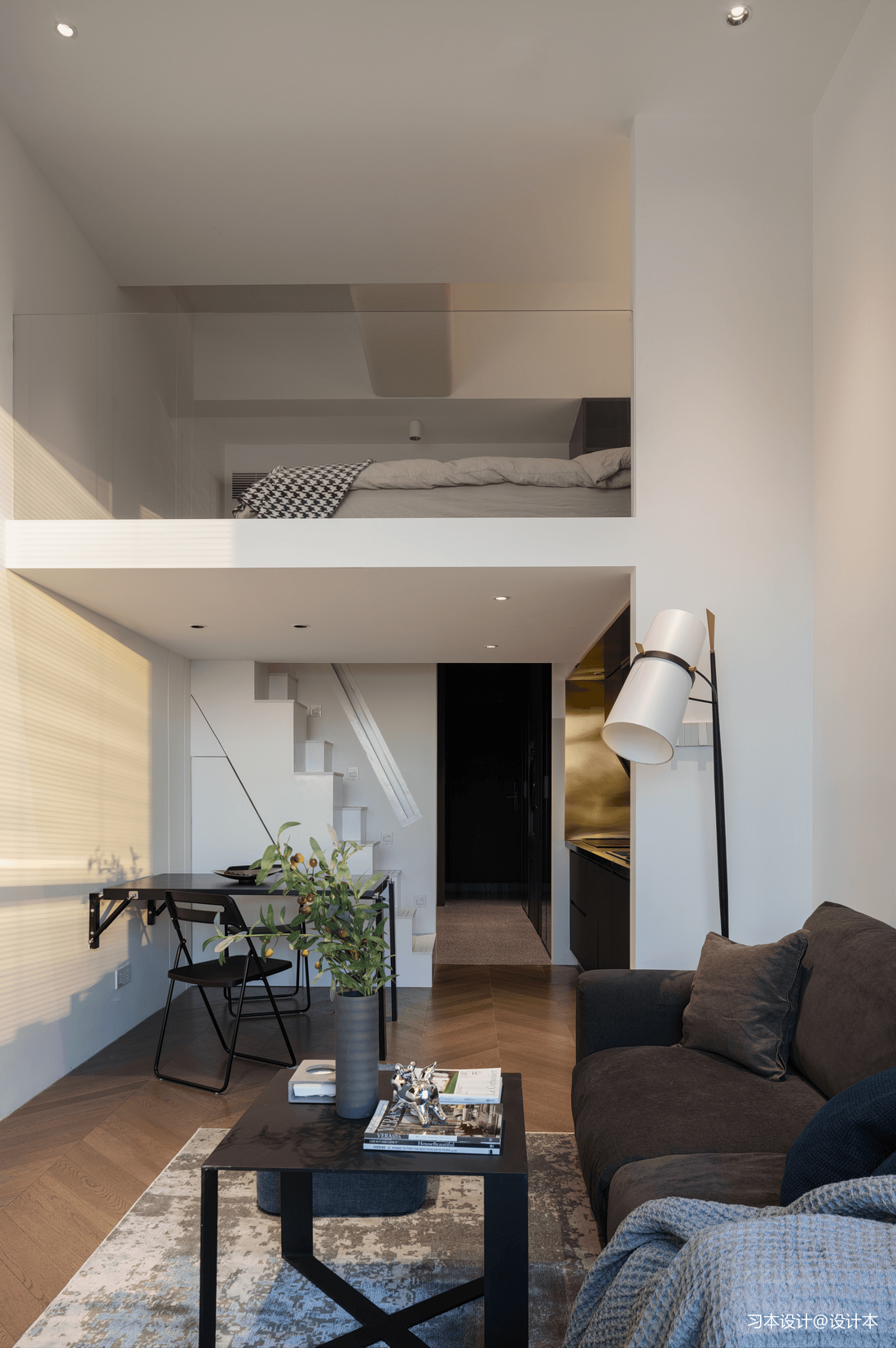 北欧单身两层小公寓|空间|室内设计|小河虾全案设计 - 原创作品 - 站酷 (ZCOOL)