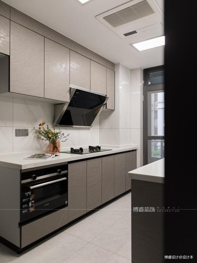 130平现代风格-厨房图片