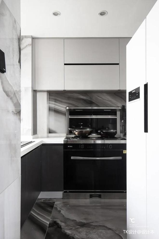 长方形厨房橱柜效果图