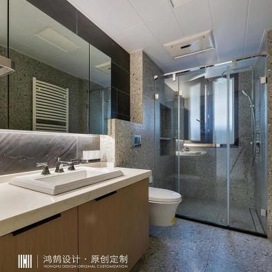 水磨石瓷砖卫生间设计图片