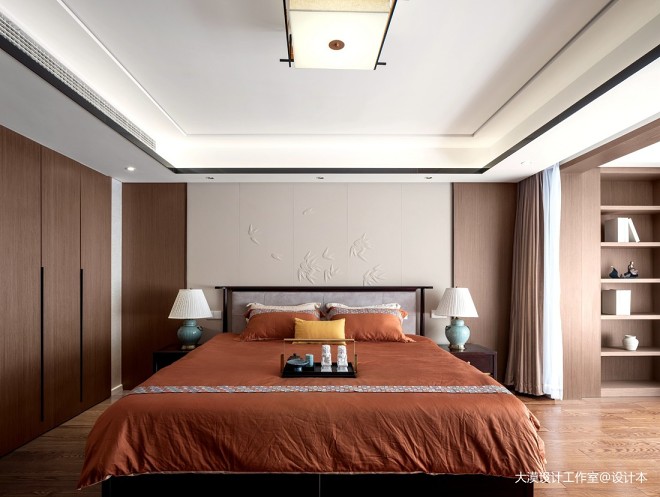 中式简约卧室装修图片