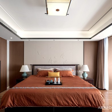中式简约卧室装修图片