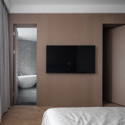 卧室电视墙隐形门