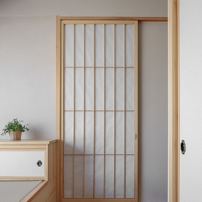 日式主卧幛子门设计