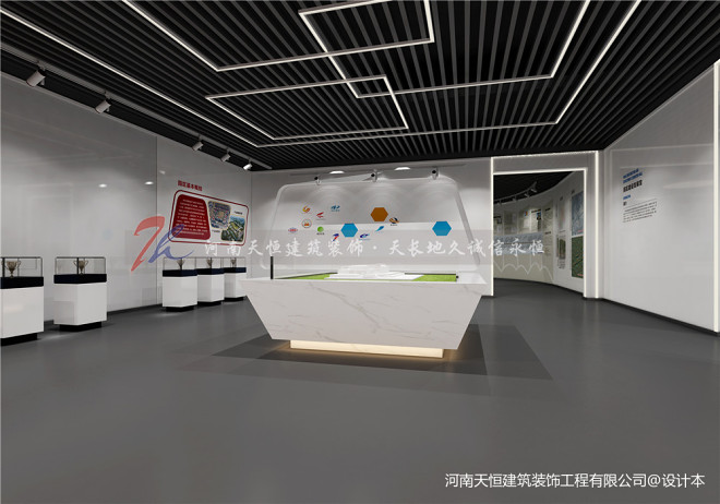 郑州展厅装修公司企业展厅设计理念融入