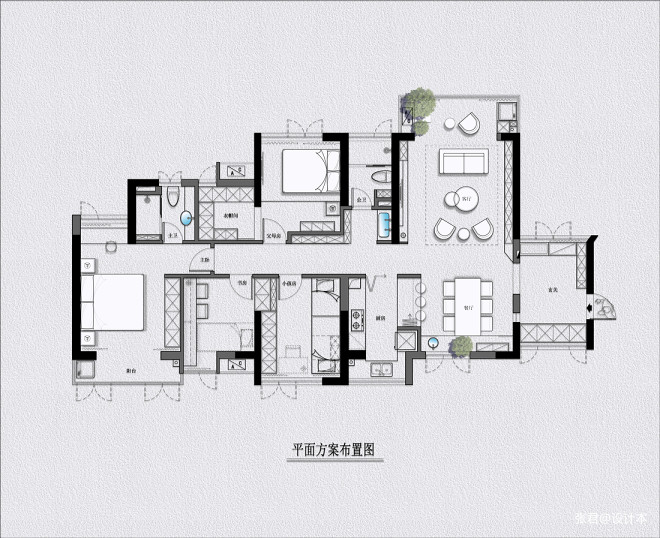 137平现代台式，打造「中国式亲子宅