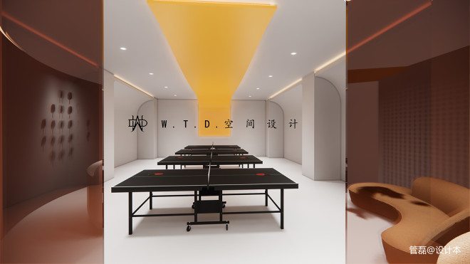 商业空间 乒乓球培训室_162320