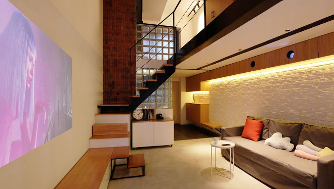 工业风格 loft 复式公寓