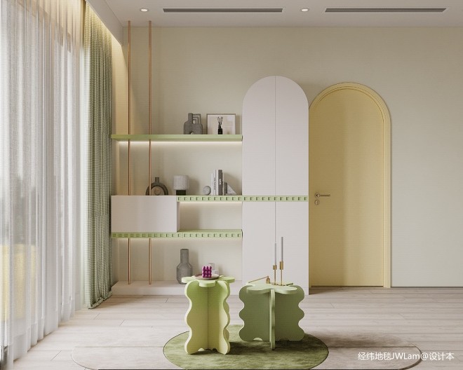 马卡龙设计丨设计感满满的家居空间💛💚